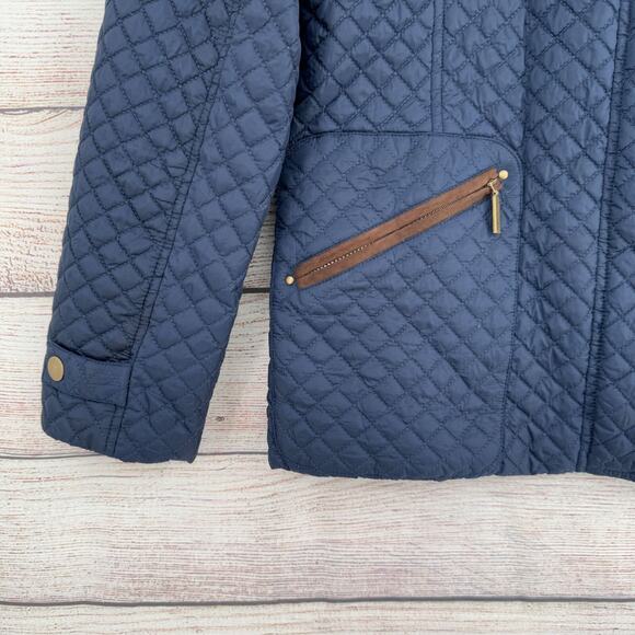 Horseware Ireland Quilted Equestrian Jacket Men's Size Medium Navy Blue - Picture 5 of 13